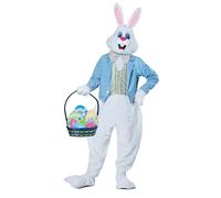 Adult Deluxe Easter Bunny Fancy Dress Costume Small/Medium