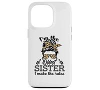 Adult Messy Bun I make the rules Oldest 3 Sisters Siblings Custodia per iPhone 13 Pro