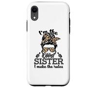 Adult Messy Bun I make the rules Oldest 3 Sisters Siblings Custodia per iPhone XR