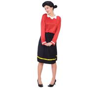 Adult Olive OYL Fancy Dress Costume X-Large