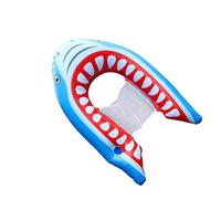 Adult Pool Floats - Shark Design Inflatable Floating Toys, Comfortable Inflatable Pool Chair Float for Beach, Summer Vacation, Relaxation, Sunbathing, Tanning, Family Fun, Outdoor Lounging