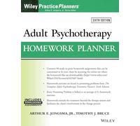 Adult Psychotherapy Homework Planner