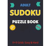 Adult Sudoku Puzzle Book: Boost Logic & Focus with 400 Easy and Hard Puzzles Fun Brain Training for Adults & Seniors 201 Pages with Solutions