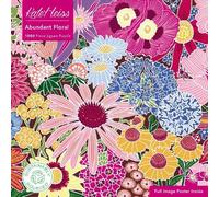 Adult Sustainable Jigsaw Puzzle Kate Heiss: Abundant Floral: 1000-pieces.