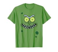Adult Swim Rick & Morty Pickle Rick Face Maglietta