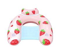 Adult Water Lounger - Inflatable Float, 90x70cm Beach Pool Recliner for Summer Trip, Floating Seat with Cup Holder, Leisure Accessory, Aqua Rest Chair for Lake Gathering and Tanning Retreat