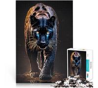 Adulti 1000 Pezzi Puzzle Black panther Trainieren Sie Ihr Gehirn und Ihre Hände Geeignet für die Schreibtischdekoration38x26cm
