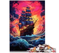 Adulti 2000 Pezzo Jigsaw Puzzle Futuro nave pirata Famiglia Divertimento Puzzle Stress Reliever Difficile Sfida 70 cm x100 cm Adatto per e adolescenti 14+
