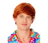 Adulti 60s 70s Boy Band Beatles Parrucca Vestito Corto Uomo Frangia Accessorio