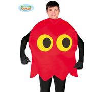 Adulti 80s 1980s Gioco Carattere Grande Costume da Fantasma Pac Completo Fg
