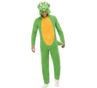 Adulti Animale Costume Deluxe Cappuccio Tuta Lion Giraffe Dinosaur Donna Uomo
