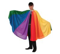 Adulti Arcobaleno Mantella Lungo Joesph Technicolor Dream Cappotto Costume Pride