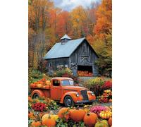 Adulti Diamond Painting Pieno Pittura Art Fai Da Te 5D Kit Camion Per La Raccolta Delle Zucche Motivo Disegno DIY Diamante Trapano Per Decorazione Casa e Craft Arts Trapano Quadrato 40x60cm C1337