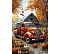 Adulti Diamond Painting Pieno Pittura Art Fai Da Te 5D Kit Camion Per La Raccolta Delle Zucche Motivo Disegno DIY Diamante Trapano Per Decorazione Casa e Craft Arts Trapano Quadrato 90x135cm C1338
