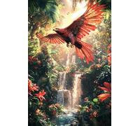 Adulti Diamond Painting Pieno Pittura Art Fai Da Te 5D Kit Paesaggio Dell'Aquila in Volo Motivo Disegno DIY Diamante Trapano Per Decorazione Casa e Pareti Craft Arts Trapano Tondo 100x150cm C1305