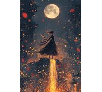 Adulti e Principianti Diamond Painting Pieno Pittura Art Kit Fata Della Luna Della Cascata Motivo Disegno DIY Diamante Trapano Per Decorazione Casa e Craft Arts Trapano Quadrato 50x75cm B1995