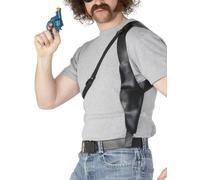Adulti Giocattolo Pistola Fondina Sopra Spalla Similpelle Accessorio Vestito