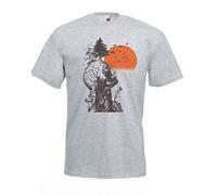 Adulti Hangover Alan Human Tree Stag Do Movie Party Night Unisex Grigio T-Shirt, Grigio, XL