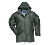 Adulti Impermeabile Giacca Idrorepellente Soprabito Taglie S-4xl Nero Oliva Navy