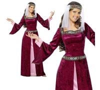 Adulti Maid Marion Vestito Costume Donne Robin Hood UK 8-26