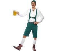 Adulti Oktoberfest Costume Tedesco Lederhosen Uomo Birra Bavarese Costume Uomo