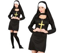 Adulti Suora Sexy Costume Travestimento Madre Superiore Sister Religion Sacro