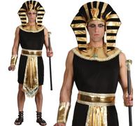 Adulti Uomo Faraone Egiziano King Costume Libro Settimana Storico Completo