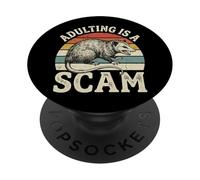 Adulting Is A Scam PopSockets PopGrip Adesivo