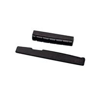 Adulto Dado Chitarra 2 Pezzi/set Sella E Dado Per Ponte In Osso Chitarra Acustica Folk(Black)