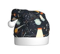 Adulto peluche cappello di Natale YYHHAOFA fisica stampa Immagine con tocco morbido per la festa di Natale