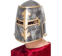 Adulto Romano Crusader Casco Plastica Medievale Protezione Cavaliere Costume