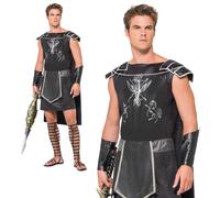 Adulto Romano Spartan Costume Maschile Centurione Gladiator Guerriero M-L