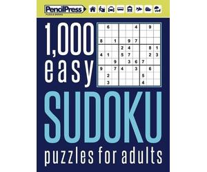 Adults Activity Books Pencil Press Pu 1000 easy Sudoku puzzles book (Tascabile)