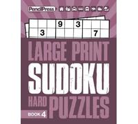 Adults Activity Books Sudoku Puzzle Bo Large Print Hard Puzzles Boo (Tascabile)