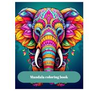 Adults Animal Mandala Coloring Book