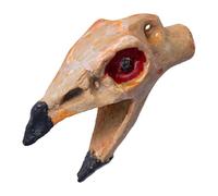 Adults Bone Whistles, Unique Scary Ornament, 3.31x1.34x1.97in Small School Bag Accessory with Chilling Sound, Prank Toy Noise Maker for Holiday Parties and Event
