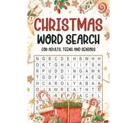 Adults Christmas Gifts: Christmas Word Search For Seniors Large Print: 1500+ Winter Words To Find, Cozy Presents For Men & Women For Stress Relief