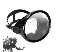 Adults swim - panoramic diving masque, large frame | adjustable buckle strap, clear wide view lens, anti fog swim , for free diving fisherman swimming underwater exploration