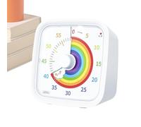 Adults Visual Timer - Countdown Clock for Focus | Spectrum Indicator featuring Rubberized Guard & Silent Mode for Working, Scheduling, Training and Organizing