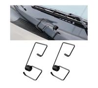 Adunsiaoto 2 Pezzi Migliori Prestazioni Del Tergicristallo Dell'auto, Set Di in Metallo Molla Di Pressione Braccio Tergicristallo, Molla Pressione Ad Alta Visibilità Sostituzione Del(Nero)