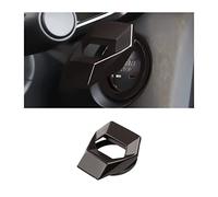 Adunsiaoto Coperchio di Avviamento del Motore Automatico Interruttore, Auto Coperchio Del Pulsante Di Avviamento Dell'Auto, Auto Pulsante di Avvio Copertura, Antigraffio, Antipolvere(Nero Pistola)