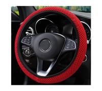 Adunsiaoto Coprivolante per Auto Protezione Custodia, Coprivolante per Auto Protezione Custodia Volante Cover, Universale Custodia Antiscivolo Traspirante Durevole Coprivolante, Durevole(Rosso)