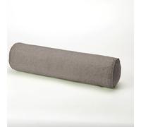 ADUODAO Cuscino rotondo per letto, divano, supporto lombare, lavabile, cilindrico, da giardino, mobili da esterni, 80 x 20 cm, grigio scuro