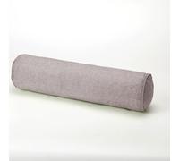 ADUODAO Cuscino rotondo per letto, divano, supporto lombare, lavabile, cilindrico, da giardino, mobili da esterni, 80 x 20 cm, grigio
