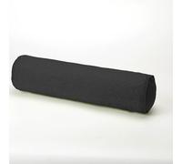 ADUODAO Cuscino rotondo per letto, divano, supporto lombare, lavabile, cilindrico, da giardino, mobili da esterni, 100 x 20 cm, nero