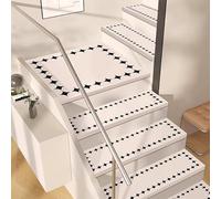 ADUODAO Tappeto per scale, durevoli, lavabili, per scale, con fondo antiscivolo, per uso interno (65 x 26 cm, 4 pezzi, stile 4)