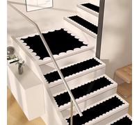 ADUODAO Tappeto per scale, durevoli, lavabili, per scale, con fondo antiscivolo, per uso interno (75 x 26 cm, 4 pezzi, stile 7)