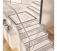 ADUODAO Tappeto per scale, resistente, lavabile, per scale, con fondo antiscivolo, per uso interno (65 x 26 cm, 1 pezzo, stile 5)