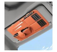 ADUYHCZ Auto Scatola Portaocchiali, per Dacia Duster Jogger Logan Logan Stepway Sandero Sandero Stepway Porta Occhiali da Sole Custodia Organizer Visiera Parasole Supporto Portaoggetti,Brown