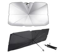 ADUYHCZ Ombrello Parasole, per Renault Clio IV 2012 2013 2014 2015 2016-2025 Parasole Parabrezza Auto Anteriore Protezione Solare Interna e Calore, Schermo Pieghevole,A 125CM*65CM